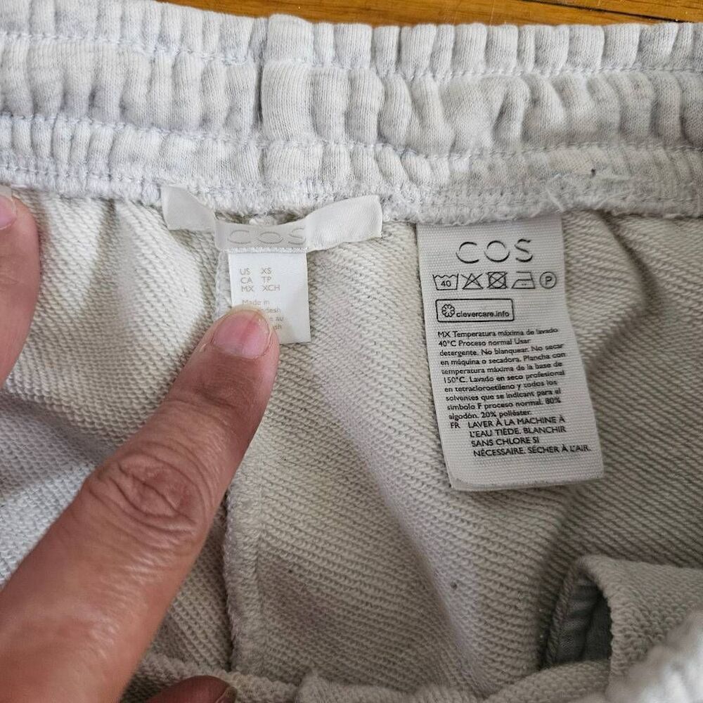 COS Women's Joggers Size XS Organic Cotton Jersey Joggers - Picture 5 of 6